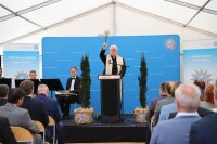 Den kirchlichen Segen für das neue Dienstgebäude spendete Diözesanpräses Karl-Dieter Schmidt, Polizeiseelsorger des Bistums Regensburg.