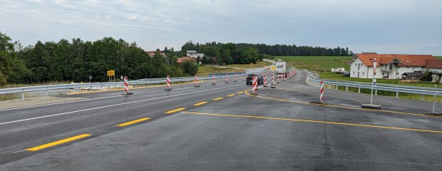 Seit 5. Juni ist die Brücke auf Höhe Altgmain für den Verkehr freigegeben.